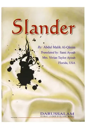 SLANDER book cover