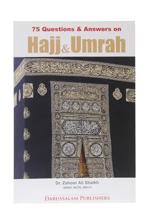 75 Questions Answers on Hajj & Umrah (Art Paper) book cover