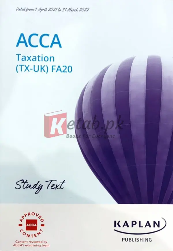 ACCA Taxation (TX-UK) FA 20 - Kaplan - Books For Sale in Pakistan