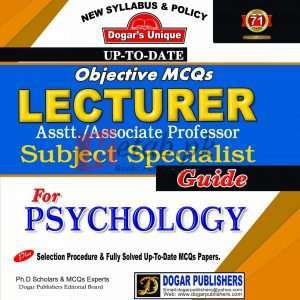Lecturer Psychology - Books For Sale in Pakistan