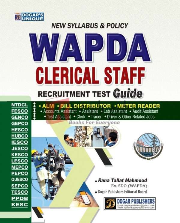 WAPDA CLERICAL STAFF Recruitment Test Guide