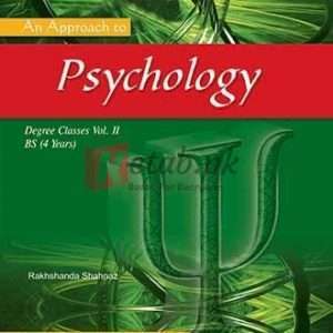 An Approach to Psychology for BS-Part-II, B.A. - Books For Sale in Pakistan