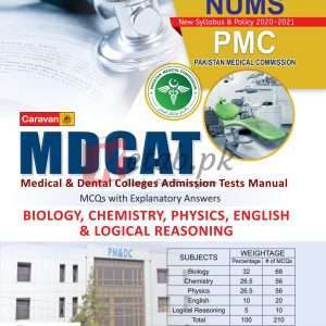 MDCAT(Medical and Dental College Admission Test) MCQs with Answers By Caravan Books - Entry Test Books For Sale in Pakistan