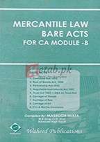 Mercantile Law ( Bare Acts For CA Module B ) Book For Sale in Pakistan