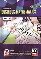 Business Mathematics ( AFC -3 ) Book For Sale in Pakistan