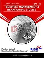 CAF-04 Business Management & Behavioural Studies Book For Sale in Pakistan