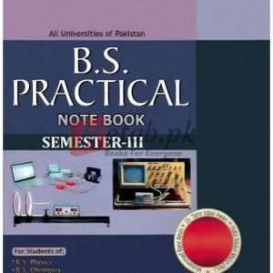 B.S. Practical Notebook Semester-III Book For Sale in Pakistan