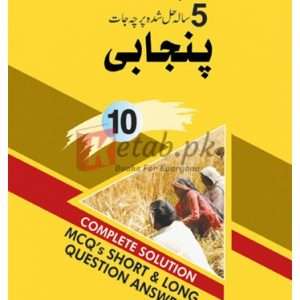 Punjabi Milestone Up-to-Date 5 Years Solved Papers U/M (Class 10) ( پنجابی اب ٹو ڈیٹ پانچ سالہ حل شدہ پرچہ جات) Book For Sale in Pakistan