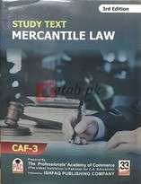 CAF 03 Mercantile Law ( Study Text ) ( 3rd Edition ) Book For Sale in Pakistan