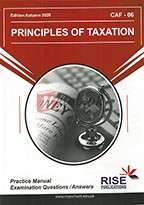 CAF - 06 Principal of Taxation Book For Sale in Pakistan