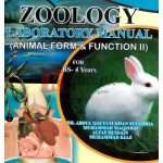 Zoology Laboratory Manual (Animal Form and Function II) for B.S. 4 Years by Dr. Abdul Qayyum Khan Book For Sale in Pakistan