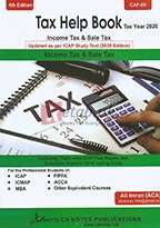 Tax Help Book Tax Year 2020 ( Income Tax & Sale Tax ) Book For Sale in Pakistan