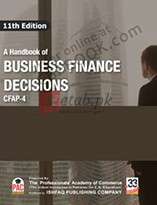 CFAP 04 A HandBook of Business Finance Decisions ( 11th Edition ) Book For Sale in Pakistan