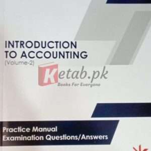 CAF-01 Introduction To Accounting Autumn 2021 Volume 2 Book For Sale in Pakistan