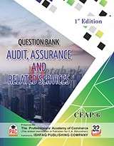 CFAP 06 Questions Bank Audit, Assurance and Related Services ( 1st Edition ) Book For Sale in Pakistan