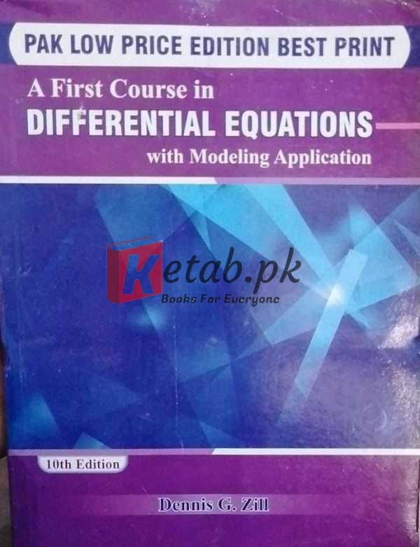 Differential Equations with Modeling Application 10th Edition By Dennis G. Zill for Sale in Pakistan
