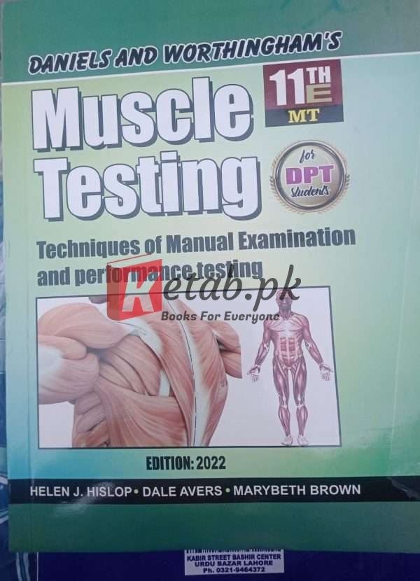 Daniels and Worthingham's Muscle Testing: Techniques of Manual Examination and 12th Edition Book for Sale in Pakistan