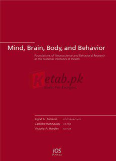 Mind, Brain, Body, and Behavior