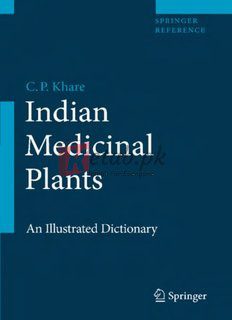 Indian Medicinal Plants Illustrated Dictionary By Akhtar Hussain(paperback) Medical Book