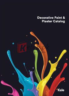 Decorative Paint & Plaster and Thermal Insulation Catalog