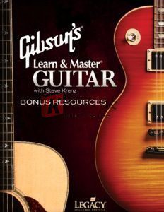 Gibson's Learn & Master Guitar Lessons By Bonus Resorces (paperback) Art Book