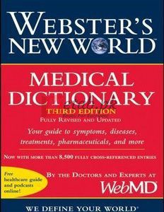 Webster's New World Medical Dictionary(paperback) Medical Book