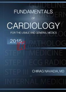 Fundamentals of Cardiology For the USMLE and General Medics(paperback) Medical Book