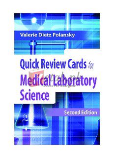 Quick Review Cards for Medical Laboratory Science By Polansky, Valerie Dietz(paperback) Medical Book