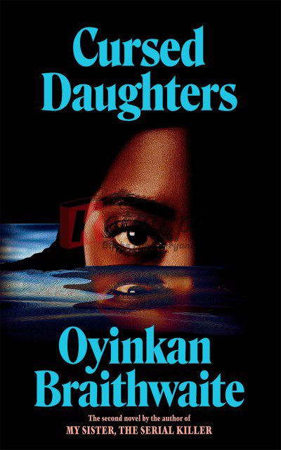 Cursed Daughters book cover by Oyinkan Braithwaite featuring vibrant African art